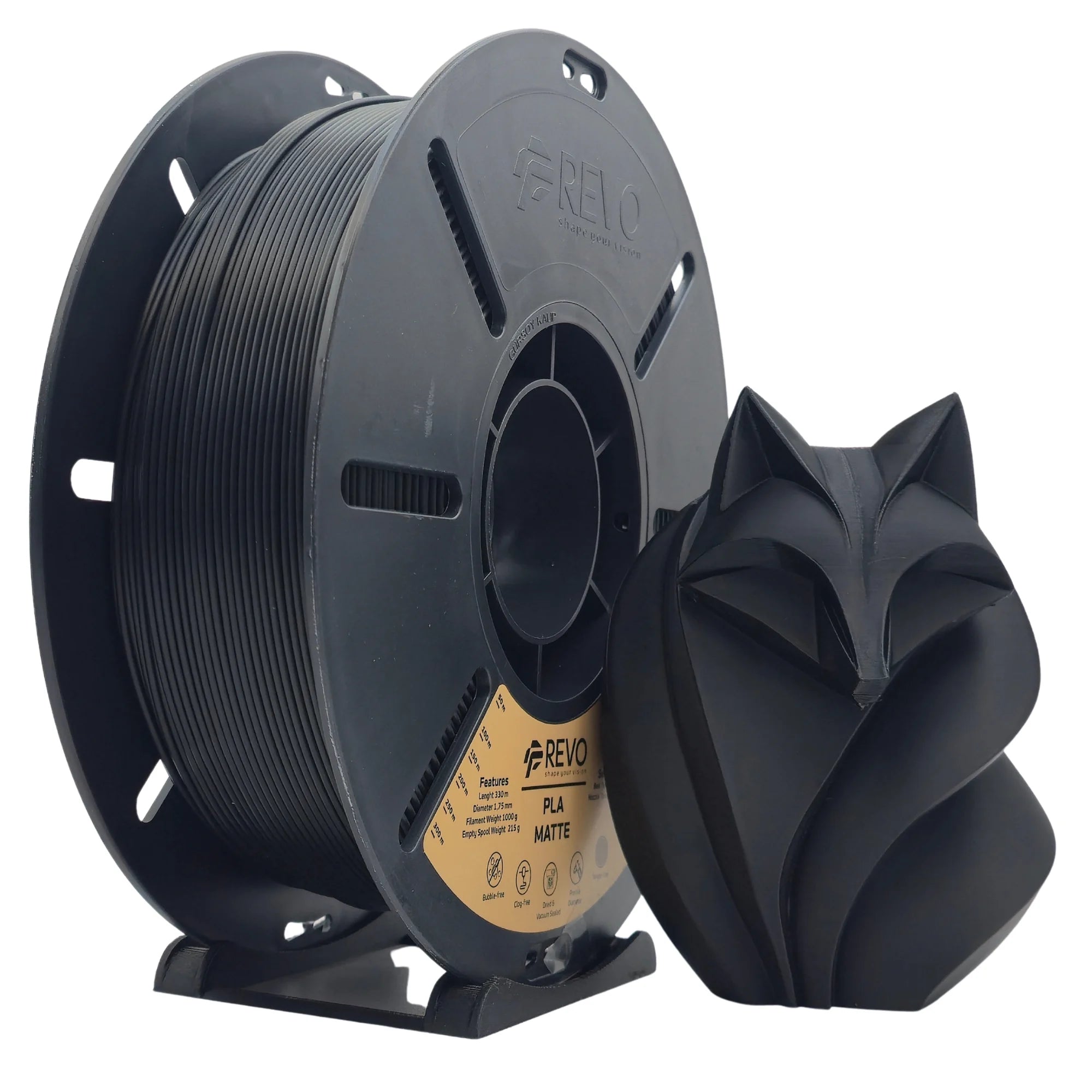 Revo PLA Matte Siyah Filament